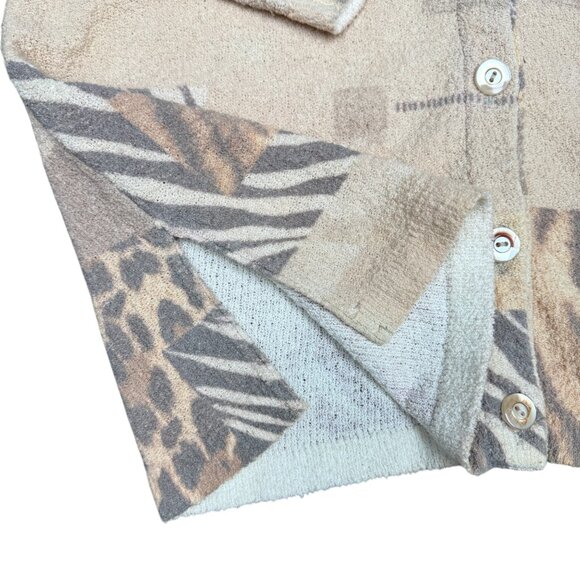 VINTAGE Women's GABRIELLA T. Italian V-Neck Cardigan Sweater |‎ Size L - Picture 4 of 8